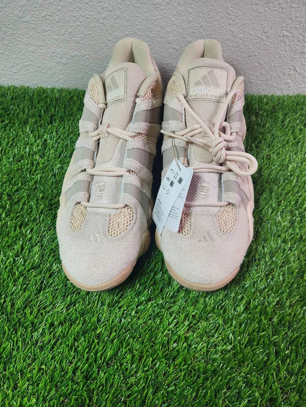 Adidas Crazy 8 Low Men's Shoes Halo Ivory/Wonder Beige/Sandstone ji0339 Size 14